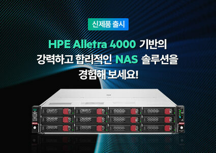 HPE Alletra 4000 기반의 AnyStor H4000 NAS 출시!